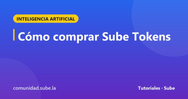 Tarjeta del tutorial: Cómo comprar Sube Tokens